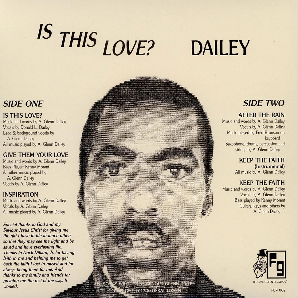 A. Glenn Dailey - Is This Love?