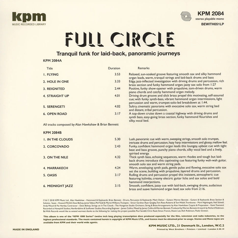 Alan Hawkshaw & Brian Bennett - Full Circle