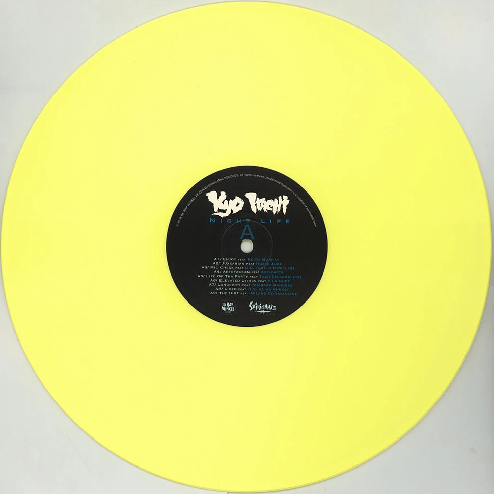 Kyo Itachi - Night Life Yellow Colored Vinyl Edition