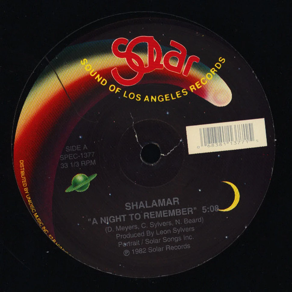 Shalamar - A Night To Remember / Make That Move / Take That To The Bank