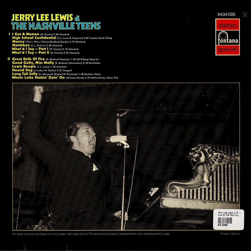 Jerry Lee Lewis & The Nashville Teens - Live At The Star-Club Hamburg