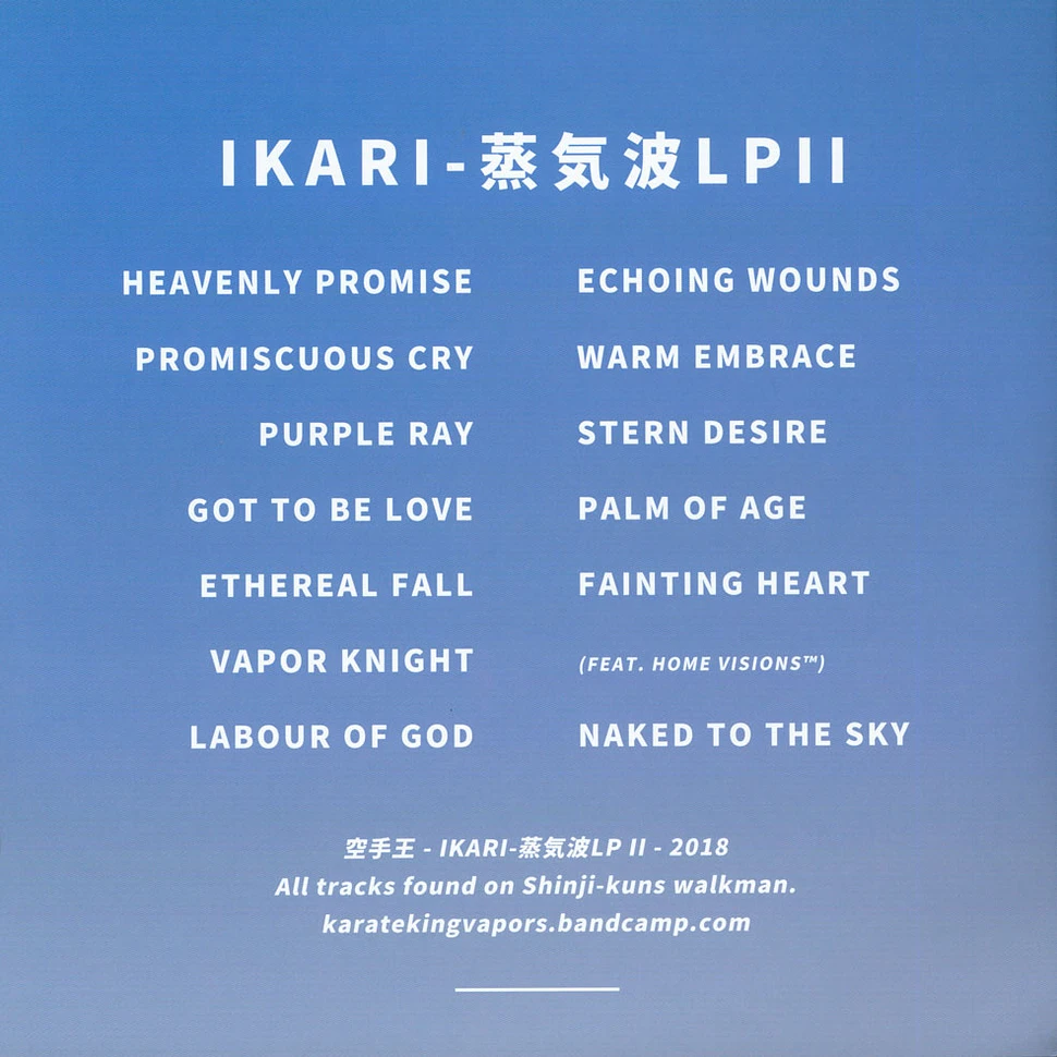 Karate King - IKARI-Vaporwave LP II