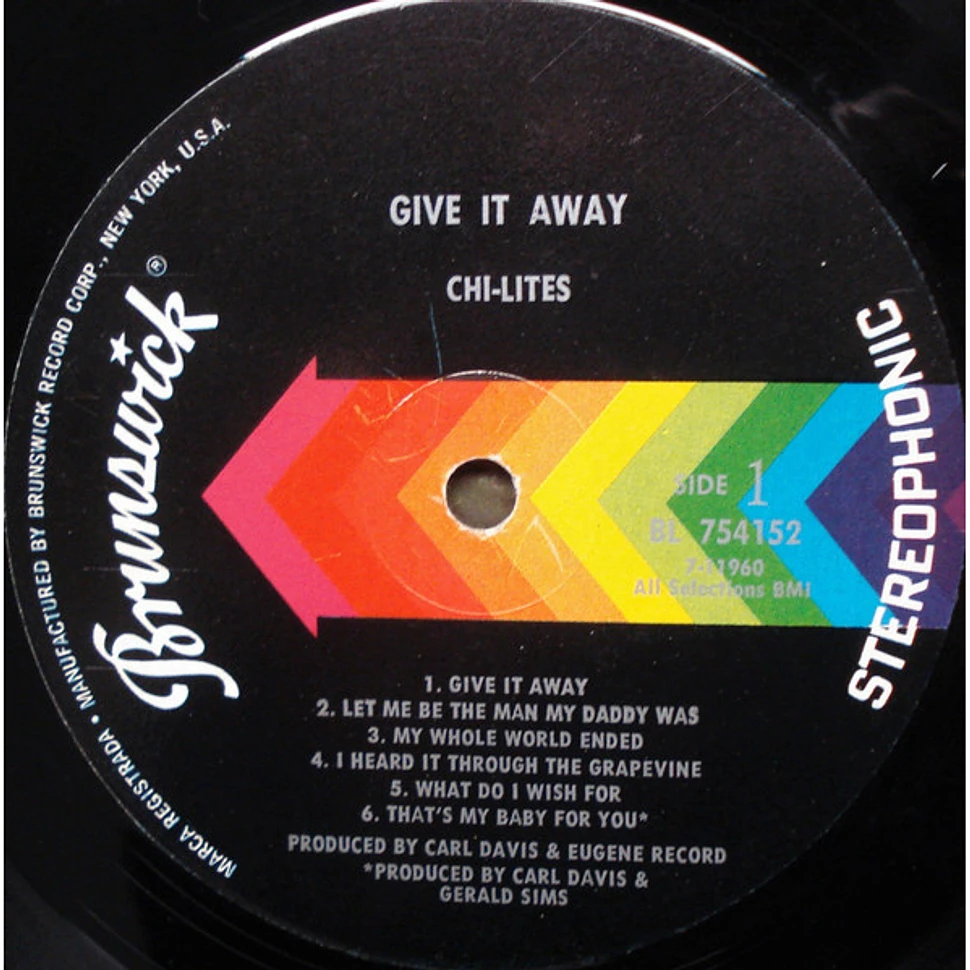 The Chi-Lites - Give It Away