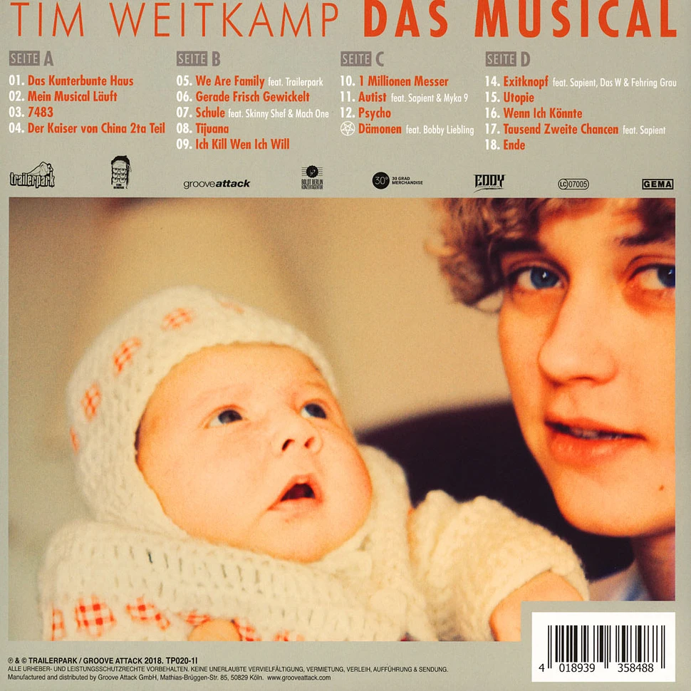 Timi Hendrix - Tim Weitkamp Das Musical Green Vinyl Edition