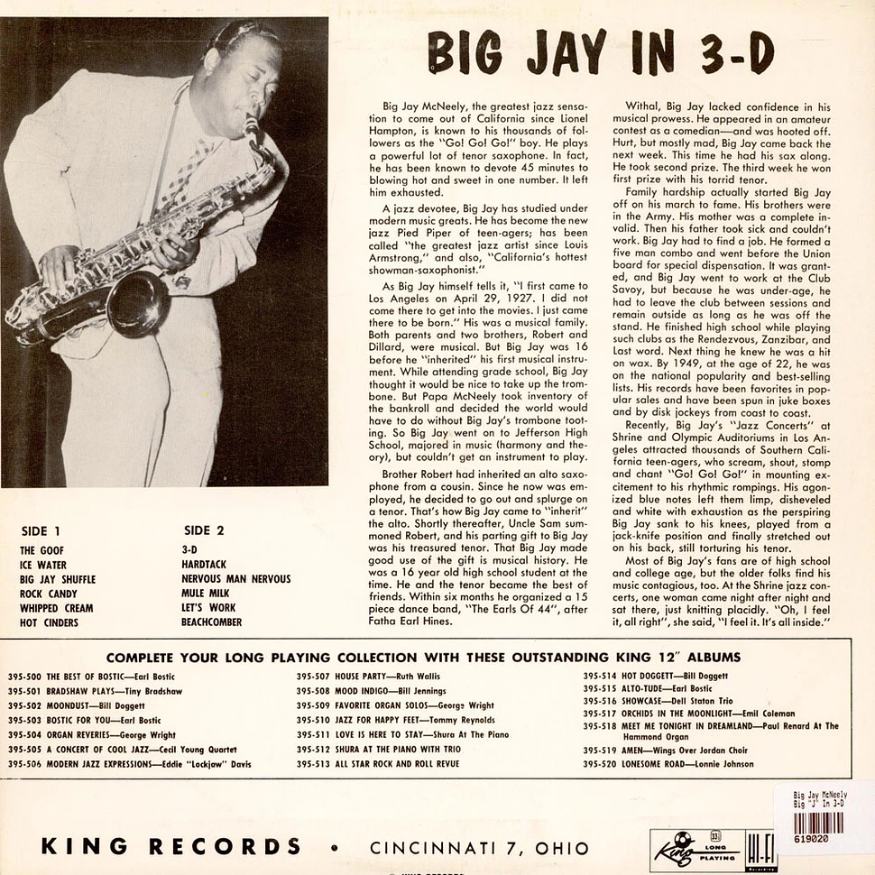 Big Jay McNeely - Big "J" In 3-D