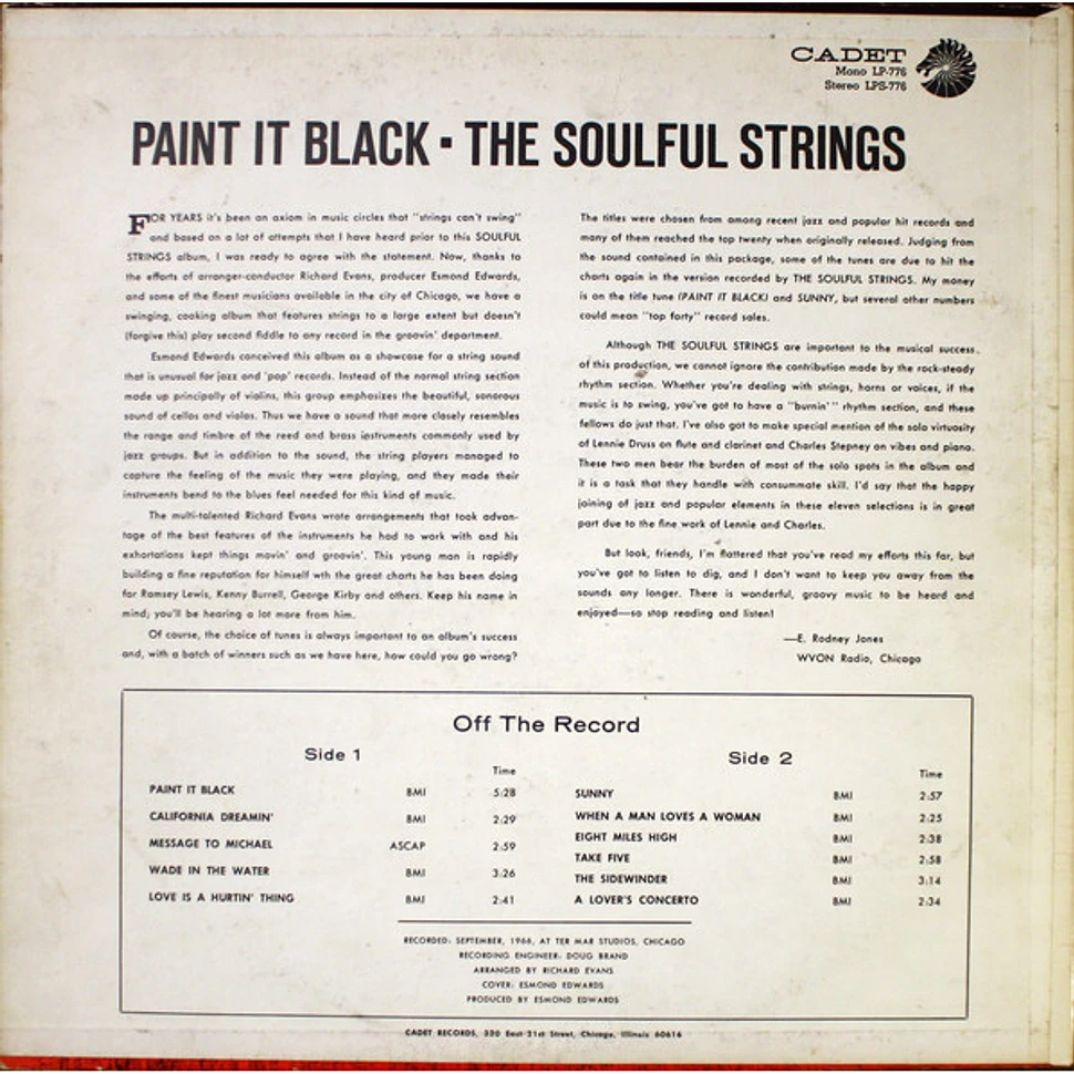The Soulful Strings - Paint It Black