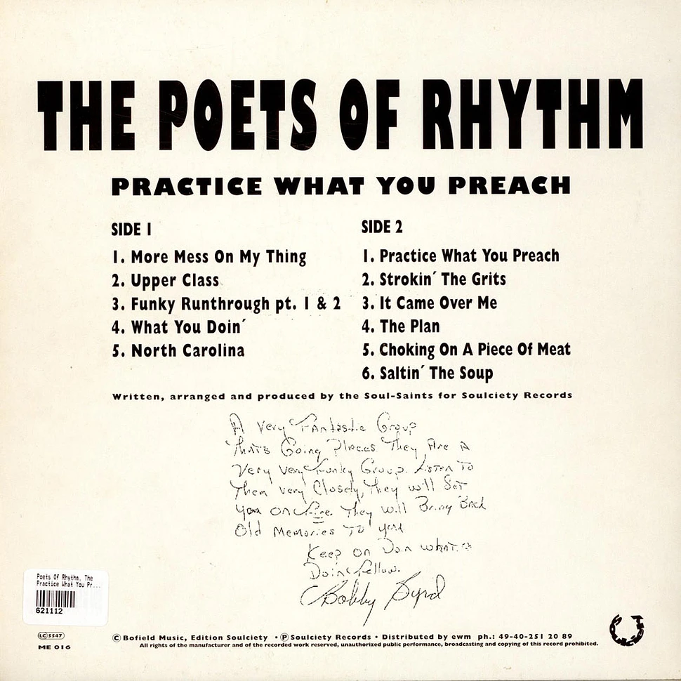 The Poets Of Rhythm - Practice What You Preach