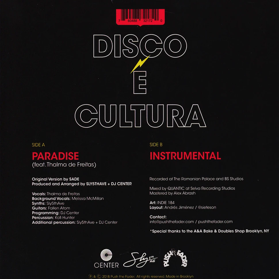 Sly5thave & DJ Center - Paradise Feat. Thalma De Freitas