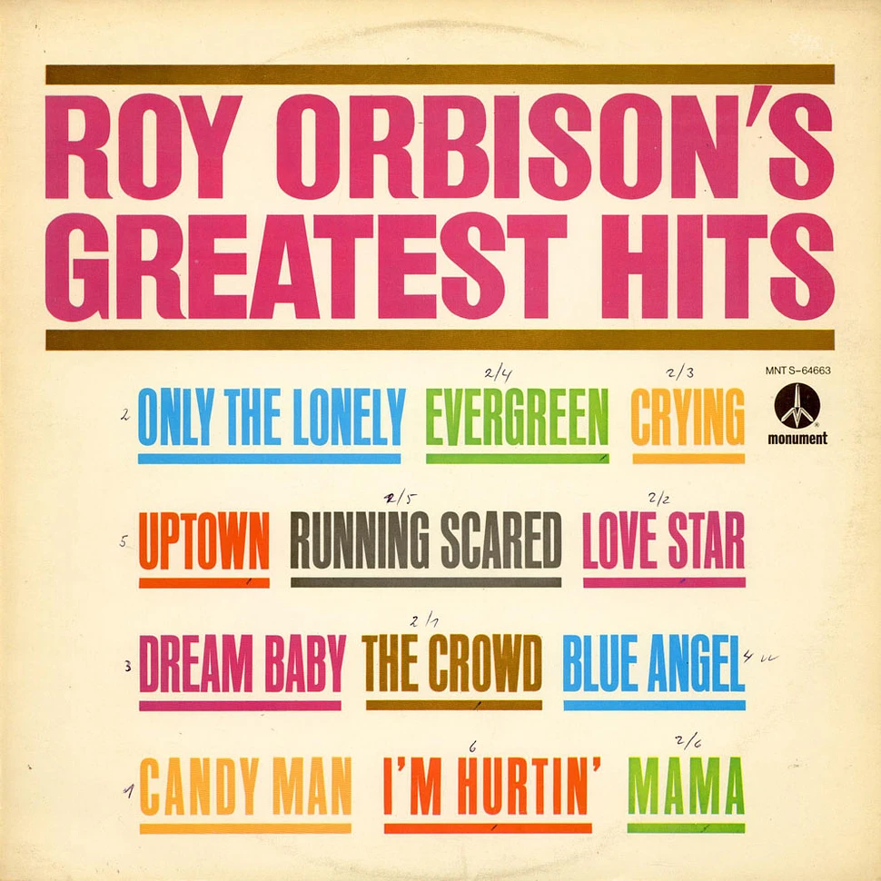 Roy Orbison - Roy Orbison's Greatest Hits