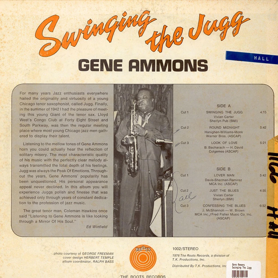 Gene Ammons - Swinging The Jugg