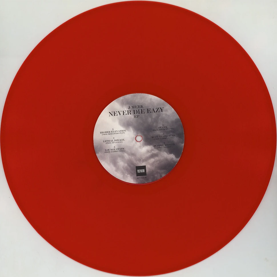 J-Merk - Never Die Eazy Red Vinyl Edition