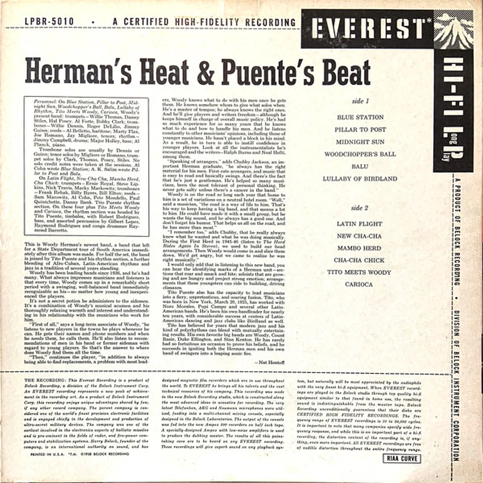 Woody Herman & Tito Puente - Herman's Heat & Puente's Beat !