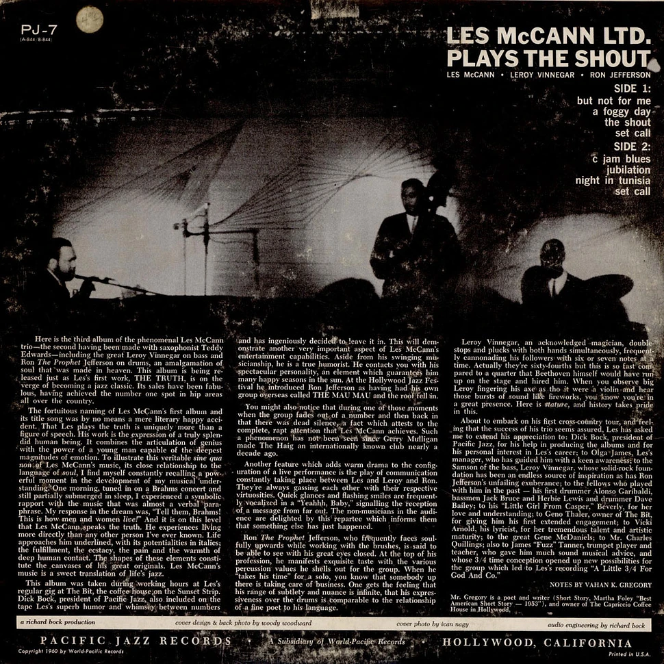 Les McCann Ltd. - The Shout