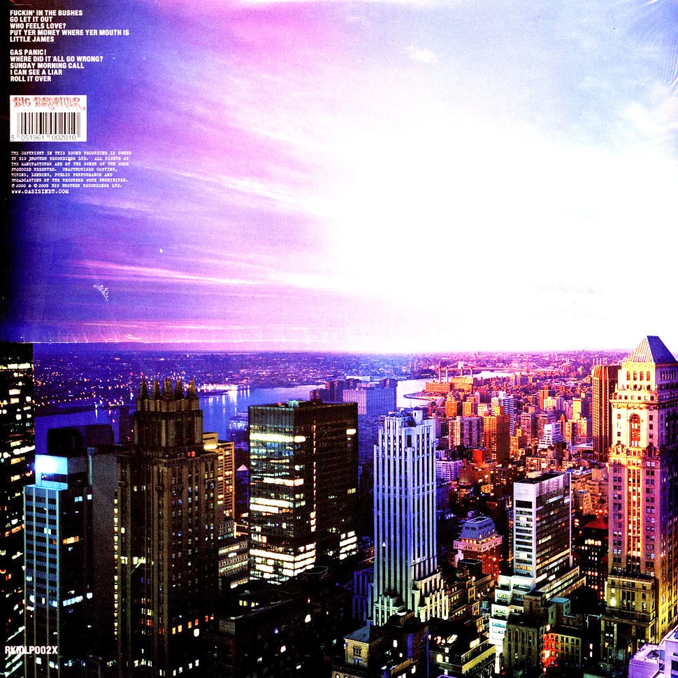 Oasis - Standing On The Shoulder Of Giants Black Vinyl