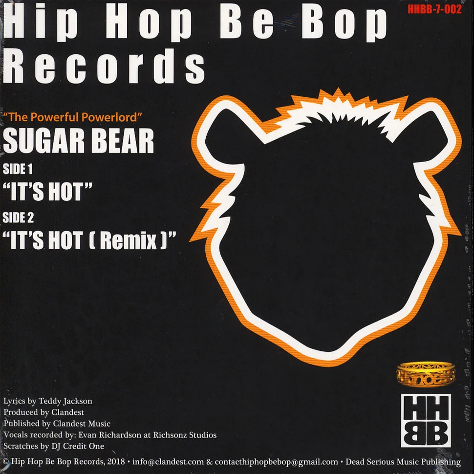 Sugar Bear - It's Hot (Original Mix / Remix)