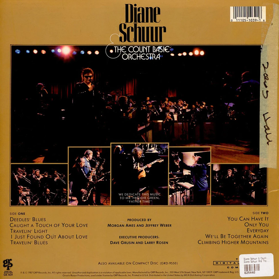 Diane Schuur & Count Basie Orchestra - Diane Schuur And The Count Basie Orchestra