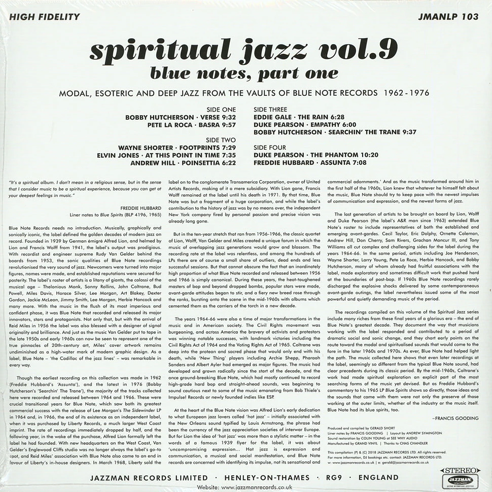 Spiritual Jazz - Volume 9: Blue Notes, Part 1