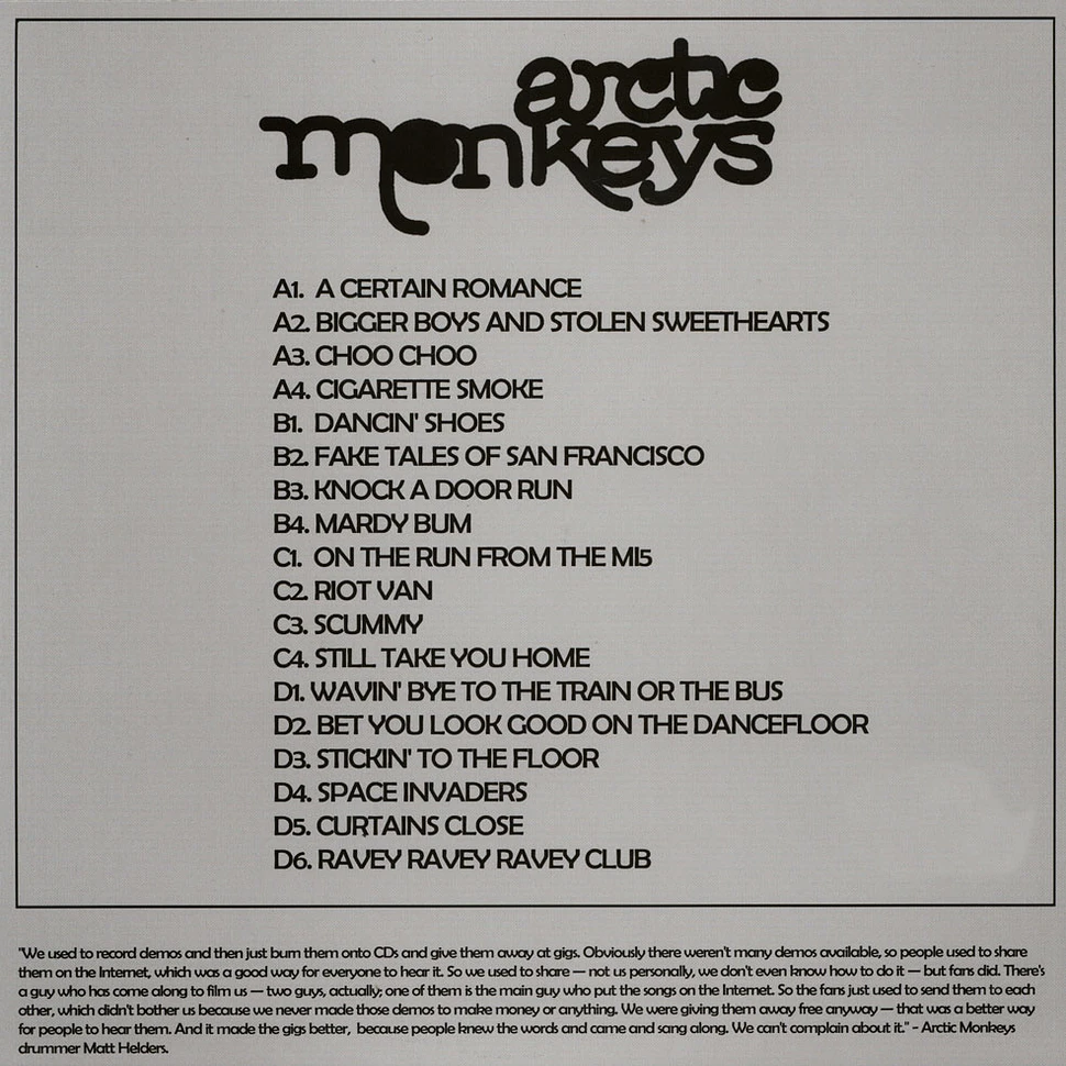 Arctic Monkeys - Beneath The Boardwalk (Demos)