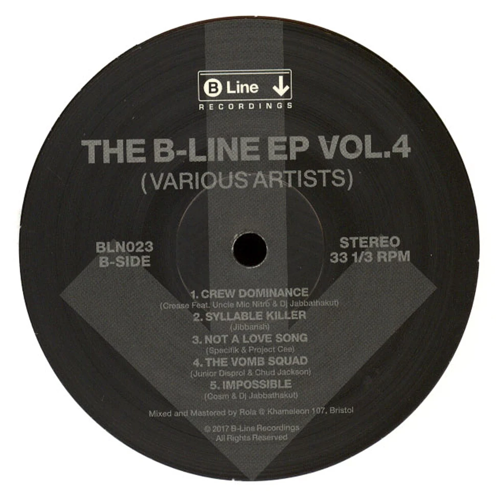 V.A. - The B-Line Ep Volume 4