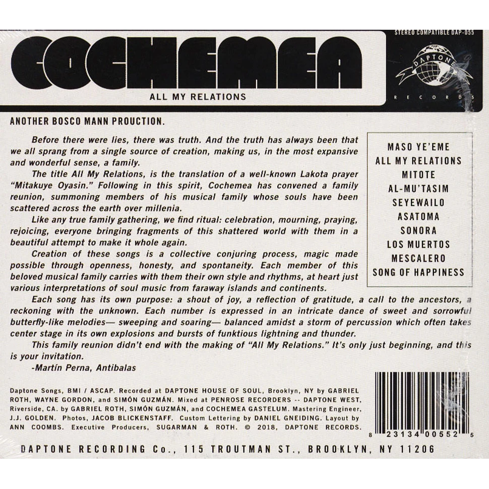 Cochemea - All My Relations