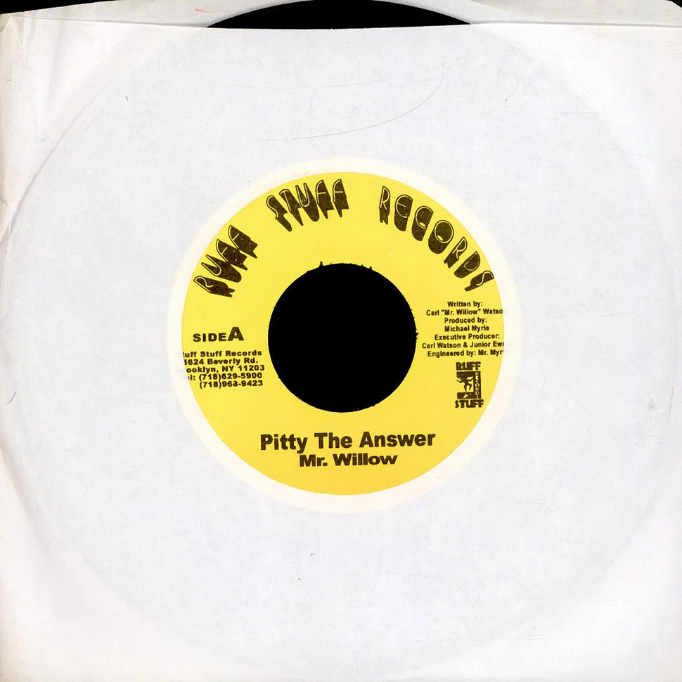 Mr. Willow - Pitty The Answer