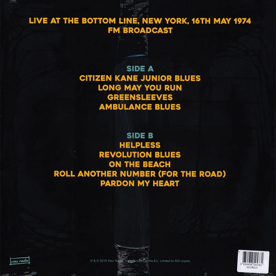 Neil Young - Revolution Blues Live At The Bottom Line Volume 1