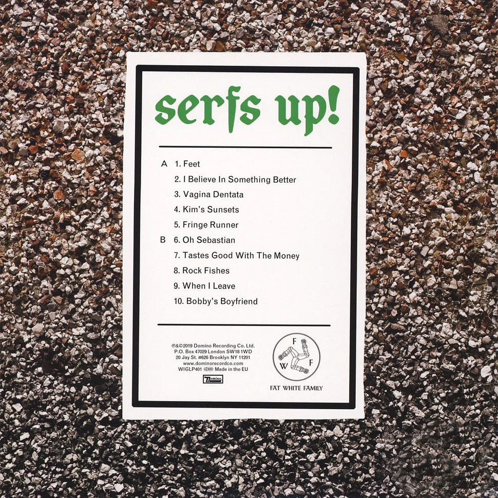 Fat White Family - Serfs Up! Black Vinyl Edition