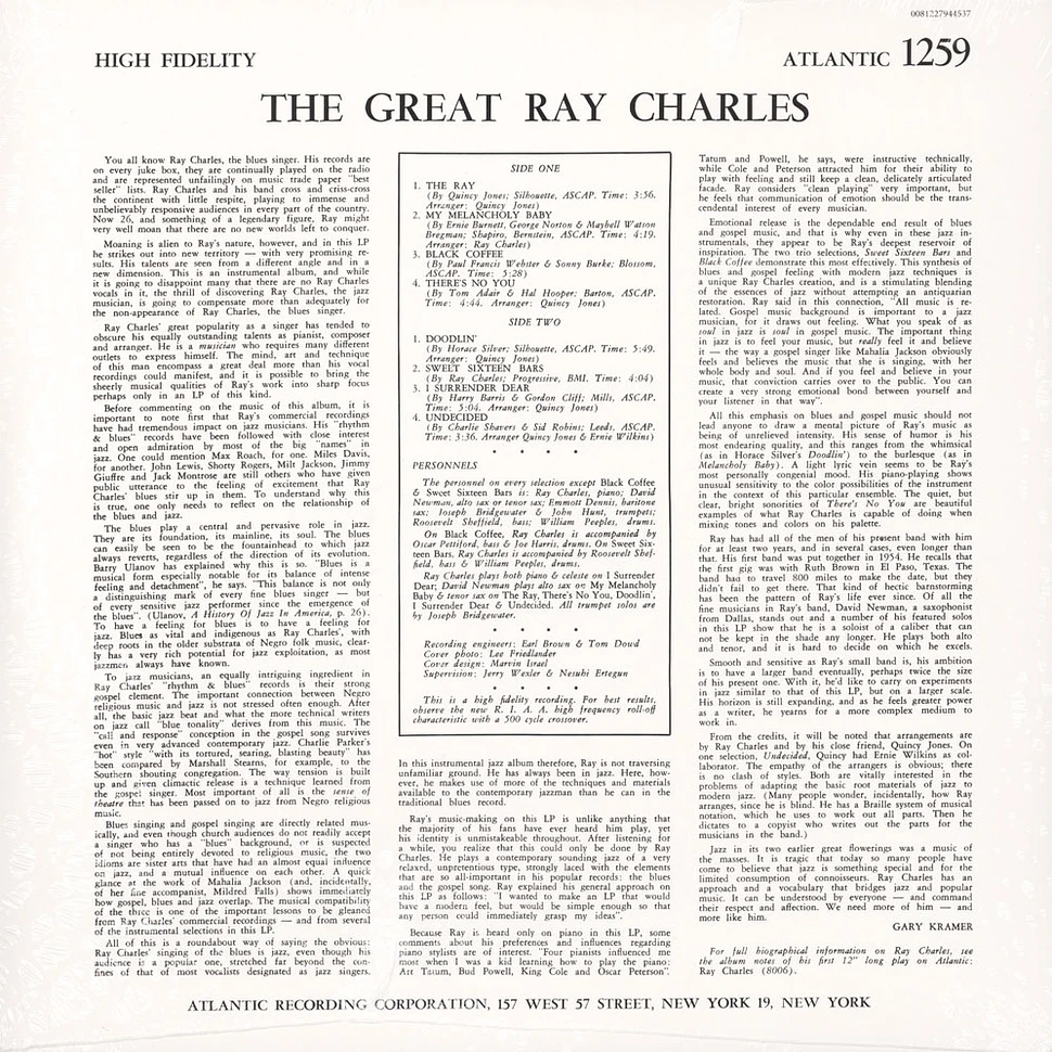 Ray Charles - The Great Ray Charles (Mono)