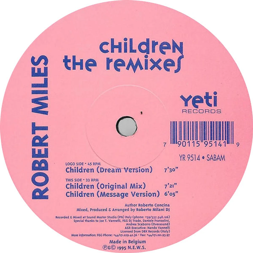 Robert Miles - Children (The Remixes)