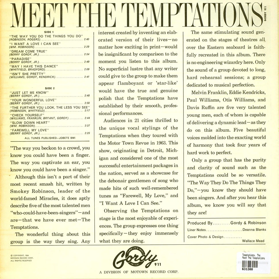 The Temptations - Meet The Temptations