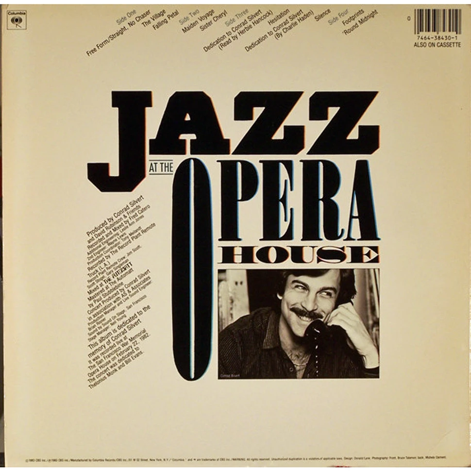 V.A. - Conrad Silvert Presents Jazz At The Opera House