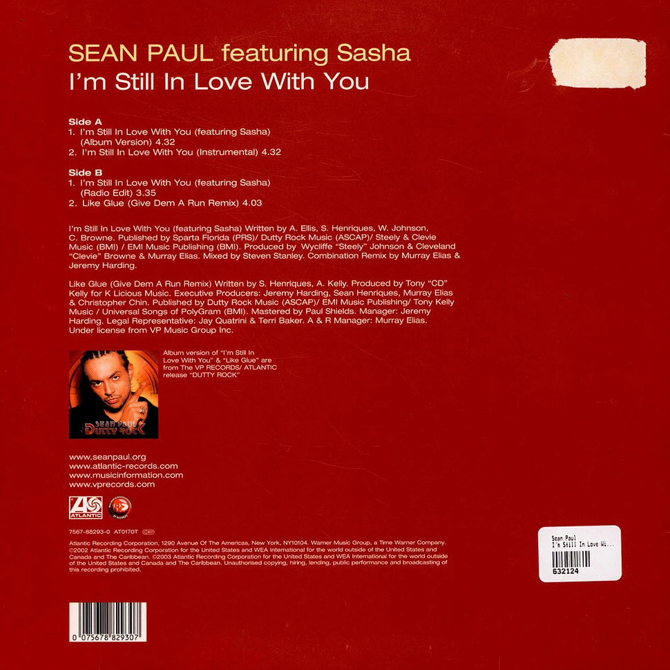 Sean Paul Featuring Sasha - I'm Still In Love With You