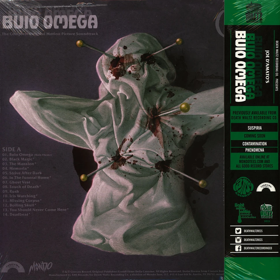 Goblin - OST Buio Omega Green Vinyl Edition
