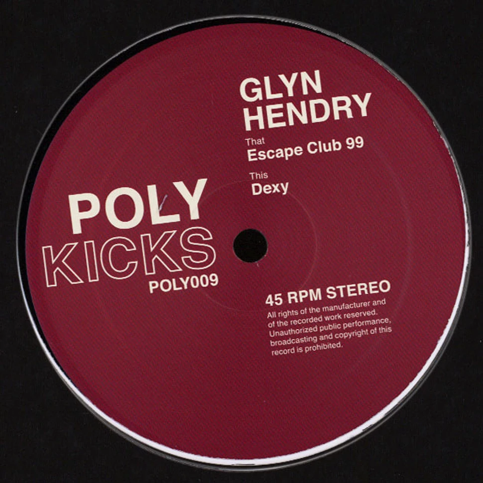 Glyn Hendry - Escape Club 99