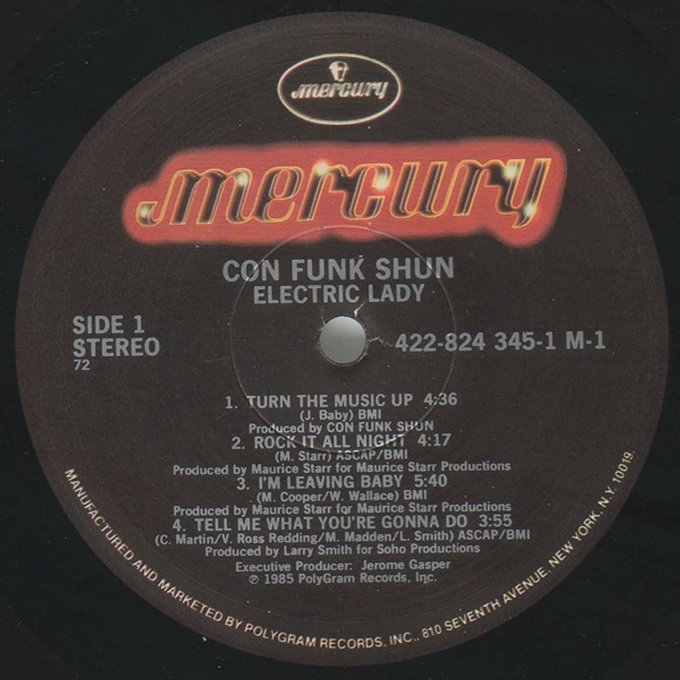 Con Funk Shun - Electric Lady