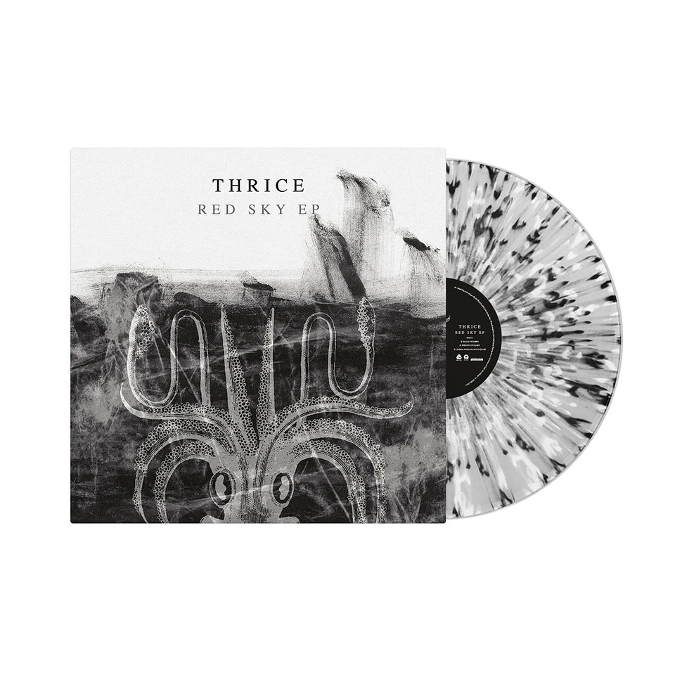 Thrice - Red Sky Clear / Black / White Marbled Vinyl Edition