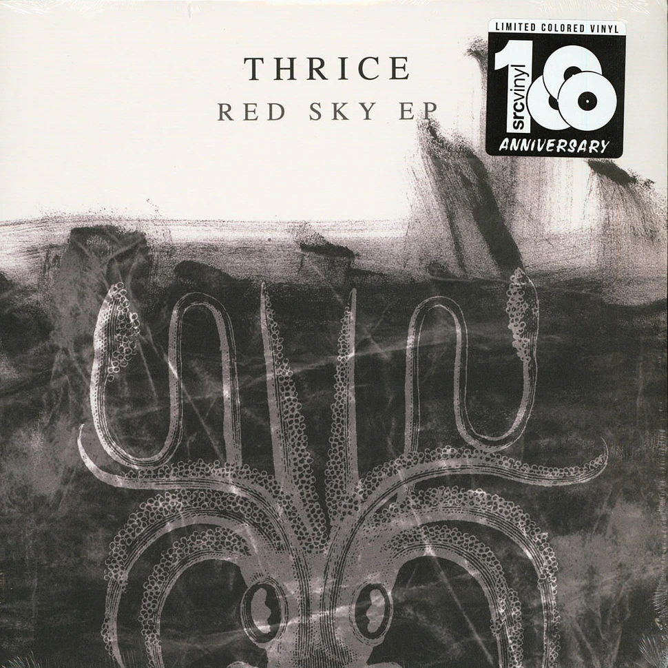 Thrice - Red Sky Clear / Black / White Marbled Vinyl Edition