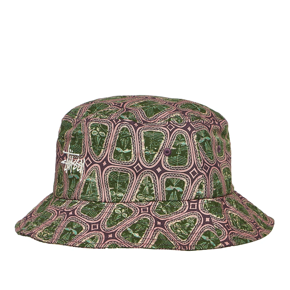 Stüssy - Mask Pattern Bucket Hat