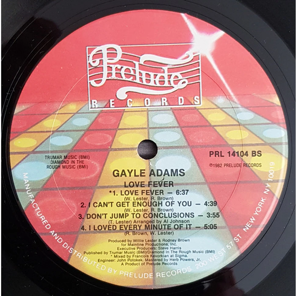 Gayle Adams - Love Fever