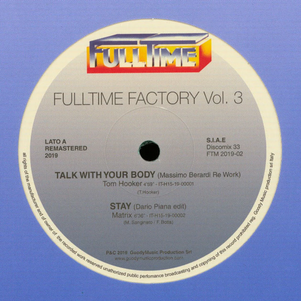 Tom Hooker / Matrix / Ago / Sex Band - Fulltime Factory Volume 3 Transparent Green Vinyl Edition