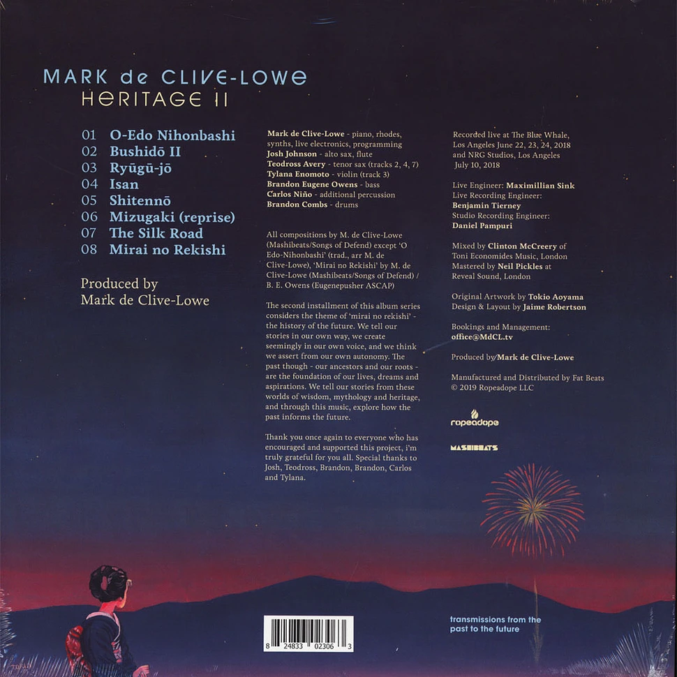 Mark De Clive-Lowe - Heritage II Blue Vinyl Edition