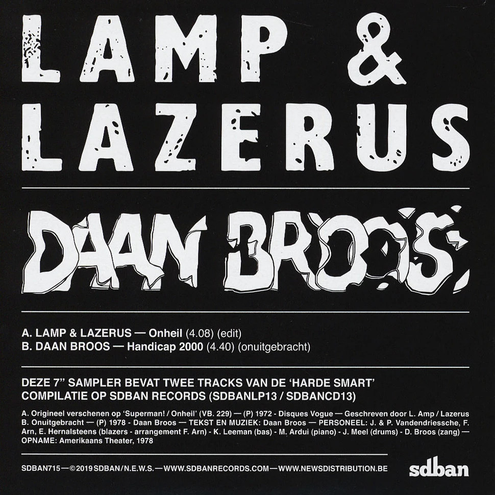 Lamp & Lazerus / Daan Broos - Harde Smart Sampler