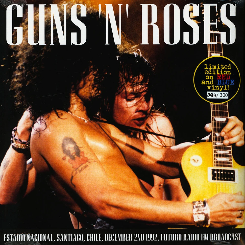 Guns N' Roses - Estadio Nacional Santiago De Chile 1992 Colored Vinyl Edition