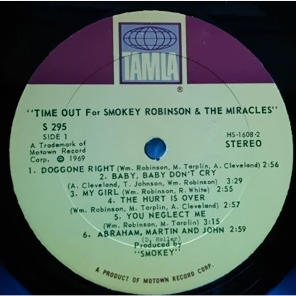 The Miracles - Time Out For Smokey Robinson And The Miracles