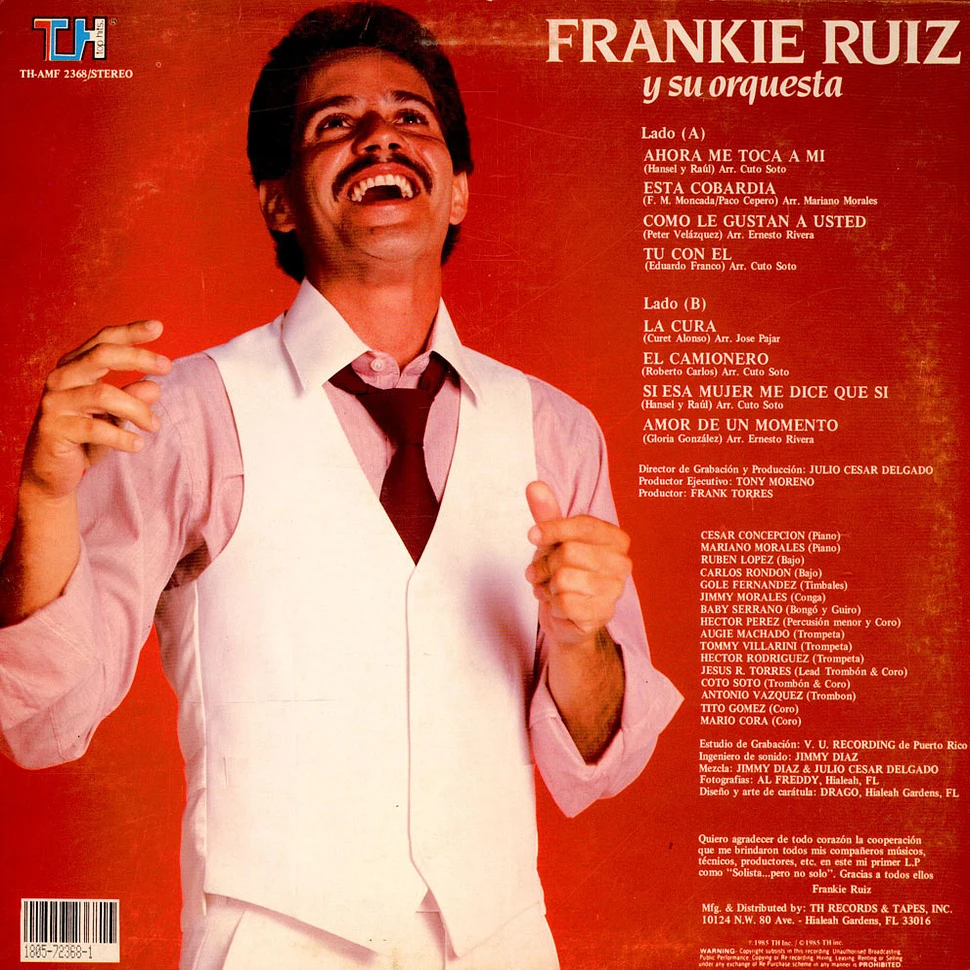 Frankie Ruiz Y Su Orquesta - Solista......Pero No Solo