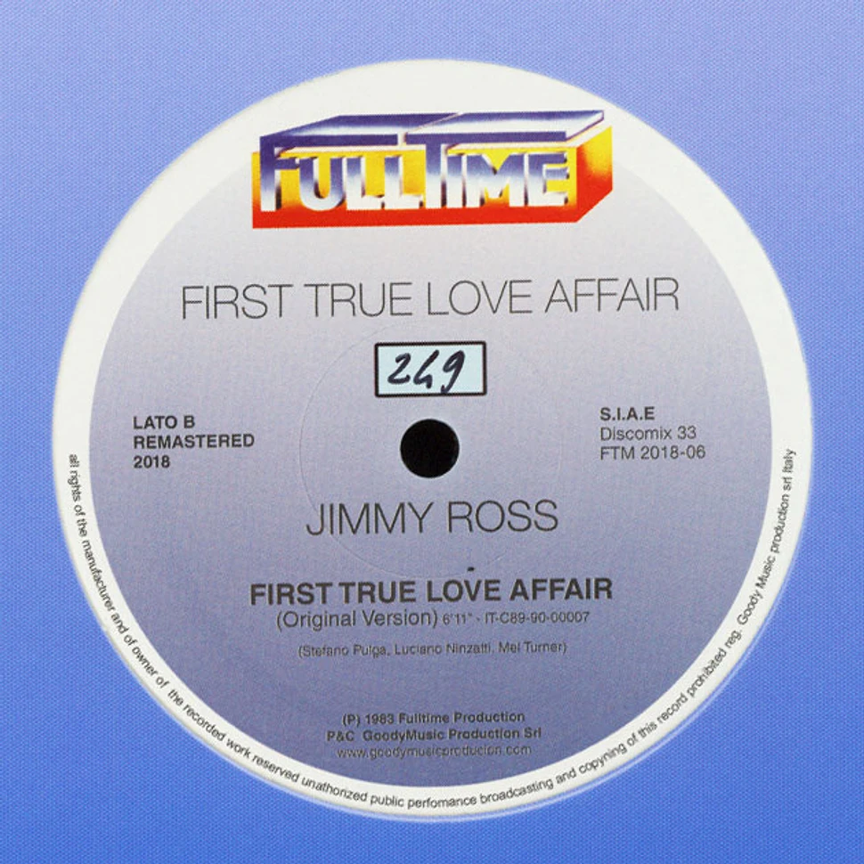 Jimmy Ross - First True Love Affair Larry Levan Remix 2018 Remastered Black Vinyl Edition