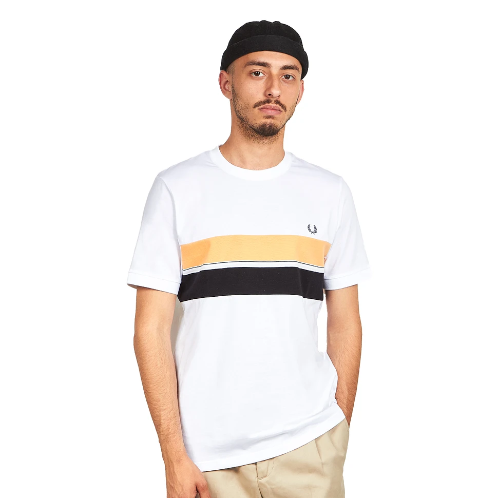 Fred Perry - Striped Chest Panel T-Shirt