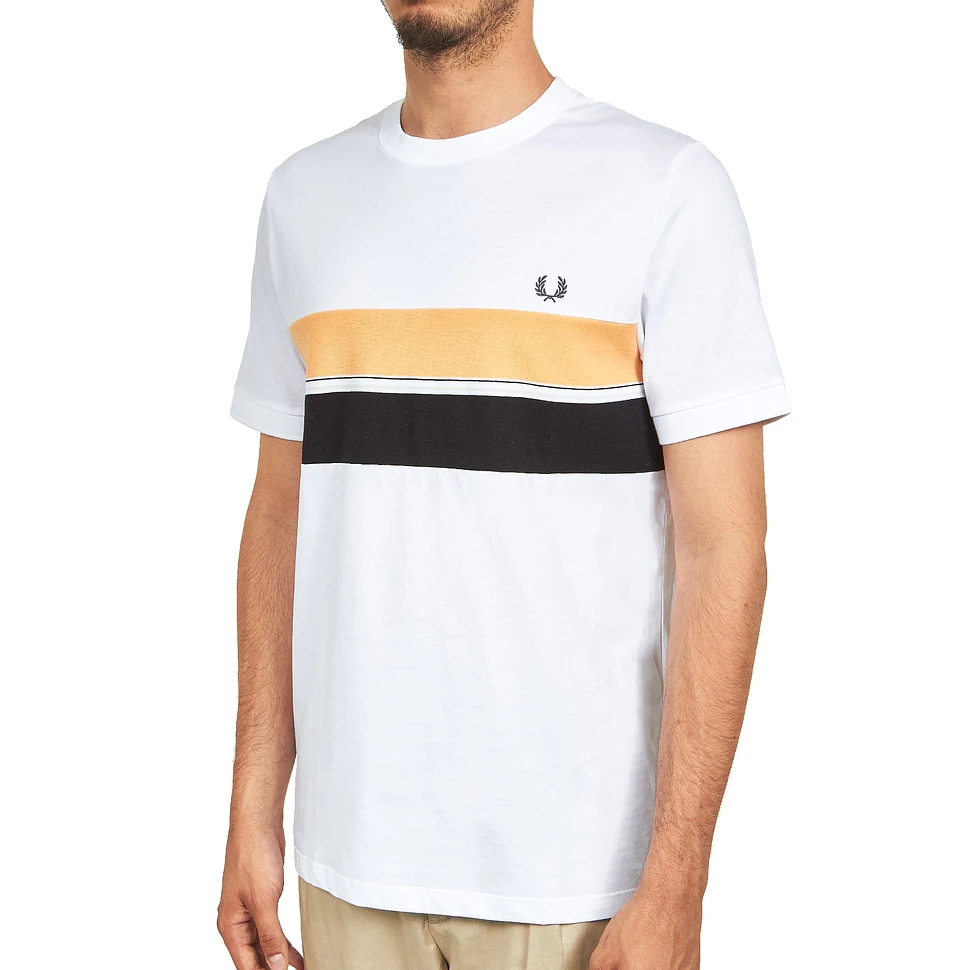Fred Perry - Striped Chest Panel T-Shirt