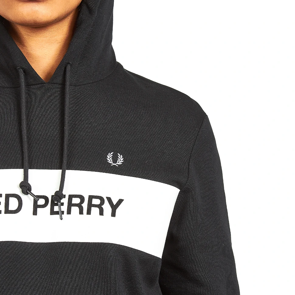 Fred Perry - Branded Hoodie Sweatshirt