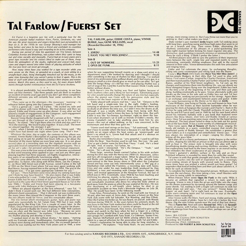 Tal Farlow - Fuerst Set